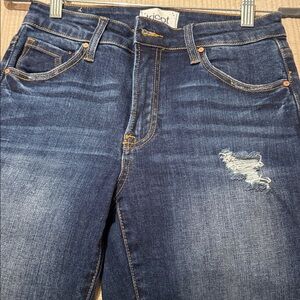 Dark Blue Distressed Jeans